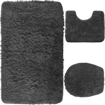 Obrázek produktu pro Ruhhy 8312 Koupelnová a WC předložka 80x50cm 3ks šedá