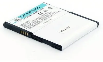 Produktbild von Akku für Blackberry RIM 8110 Li-Ion 3,7 Volt 850 mAh schwarz.