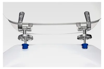 Produktbild von Rela Toilettensitz-Stoppeinsätze zur Verhinderung des Verrutschens des Toilettensitzes um 6 mm bis 8 mm