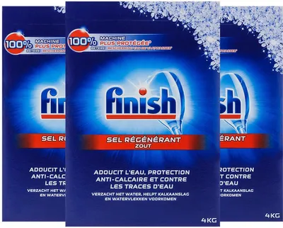 Zdjęcie produktu dla Finish Sól 4 kg - 3 sztuki - opakowanie ekonomiczne
