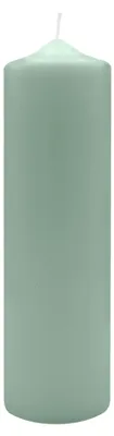 Produktbild von Spitzkopf Stumpen Kerzen Seafoam Seegrün 25 x Ø 7 cm, 6 Stück