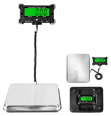 Produktbild von Präzisionswaage Paketwaage, hochpräzise Plattformwaage, 200 kg/50 g, Digitalwaage mit Hold/Tara-Funktion, digitale Postwaage mit LCD-Display, Briefwaa
