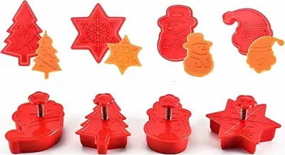 Obrázok produktu pre Sada vykrajovačiek Christmas - Červená pre Vianočné pečenie KP30432