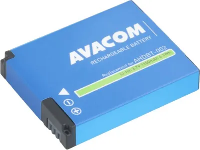 Zdjęcie produktu dla GoPro AHDBT-001, AHDBT-002 Li-Ion 3,7 V 1100 mAh 4,1 Wh