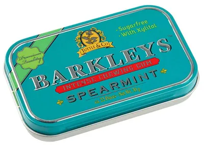 Immagine prodotto di Barkleys Intense Spearmint Gum gomma da masticare senza zucchero 30g