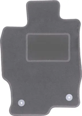 Produktbild von Fahrerfußmatte Velours graphit passend für Mazda 6 II GH (2007-2012, Limousine, Kombi, Liftback, Fließheck) – mit Befestigungen – passgenau