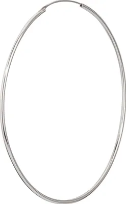 Produktbild von Einzel 925 Sterling Silber Creole Ohrring Ohrschmuck Ohrhänger 70mm 5172