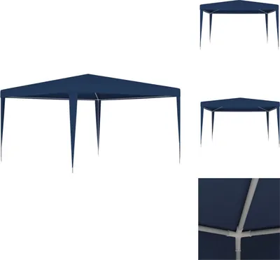 Produktbild von vidaXL Partyzelt 4x4 m Blau -  Pavillons & Partyzelte