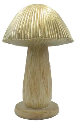 Obrázek produktu pro Clayre & Eef Dekorace Houba Ø 13x20 cm Hnědá Polyresin