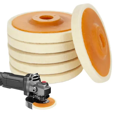Zdjęcie produktu dla 6 sztuk polerowanych podkładek do szlifowania, średnica 125 mm, przeznaczone do różnych materiałów