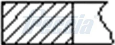 Produktbild von FRECCIA FR10-127300 Kolbenringsatz Kolbenringe