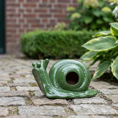Produktbild von Schneckenfalle - Garten, Tierfiguren, Schnecke, Ton, Grün