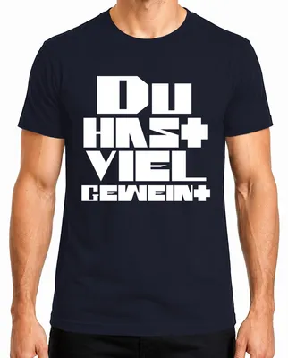 Productafbeelding van "Veel gehuild" - Sarcastisch, ironisch retro heren T-shirt, marineblauw, maat S