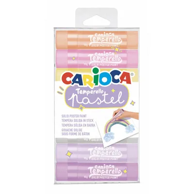 Produktbild von Carioca - Verfstift carioca temperello set a 8 pastelkleuren