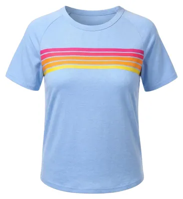 Image de SUPSLIM - T-shirt pour femmes, couleur bleu, taille S