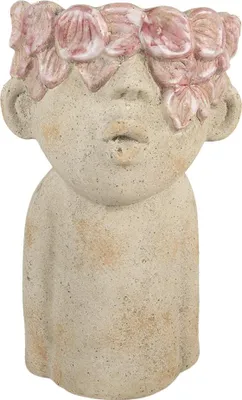 Obrázek produktu pro Květináč Clayre & Eef 20x19x31 cm béžová terakota
