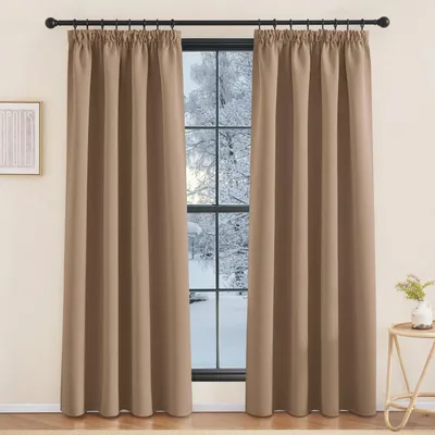 Produktbild von Thermovorhang Blickdicht Cappuccino 240 x 140 cm (2er Pack)