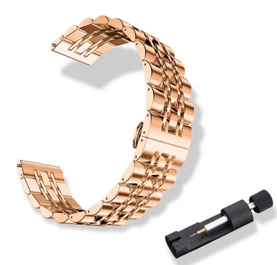 Productafbeelding van Roestvrijstalen Armband voor 22 mm Vervangband