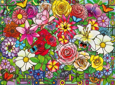 Produktbild von Blumenfenster Ravensburger 12001364