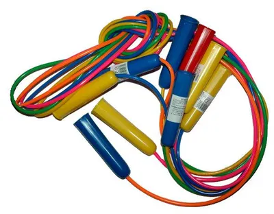 Imagen del producto de Cuerda para saltar para niños, 230 cm, colores surtidos