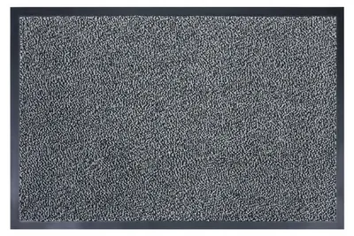 Produktbild von Nestor Fußmatte Gummi 40x60 cm stark saugfähig grau