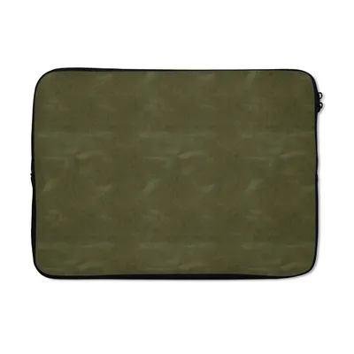 Produktbild von MuchoWow® Laptop Hülle 13 Zoll Leder - Grün - Tierhaut Laptoptasche - Laptophülle - Sleeve - Rundumschutz