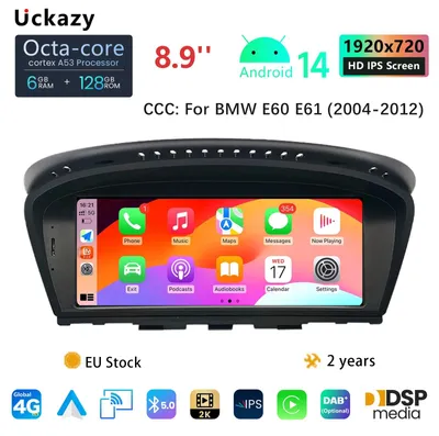 Productafbeelding van Draadloze CarPlay Multimediaspeler - Android 14 Autoradio - Navigatiesysteem - Dashboard Scherm