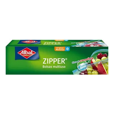 Immagine prodotto di Albal Sacchetto multiuso con chiusura a cerniera (12 sacchetti) (1 l)
