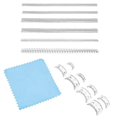 Produktbild von INF Unsichtbarer Spiral-Ringverkleinerer TPU+PC 10cm x 0.3cm 15er Set