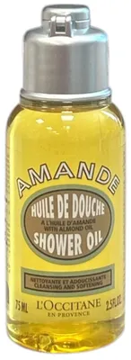 Zdjęcie produktu dla L'Occitane Almond, Żel pod prysznic, 75 ml, Dorośli, Kobiety, Ciało, Skóra sucha, Skóra normalna