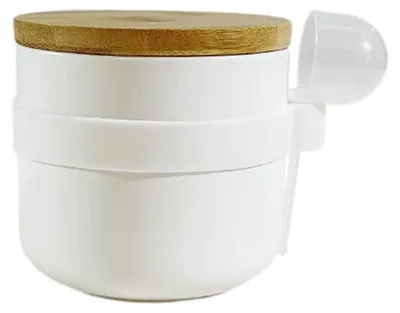 Keramik-Vorratsdose 260 ml mit Deckel und Löffel