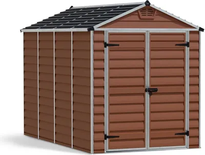 Produktbild von Palram - Canopia Kunststoff Gerätehaus Skylight 610 Bernstein 304x185x217 cm