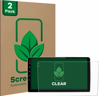 Produktbild von 2x ScreenLeaf Schutzfolie für Junsun V1 pro 9" nachhaltiger Displayschutz Display Schutz Folie Klar Transparent