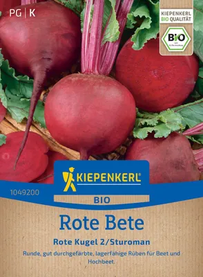Produktbild von Kiepenkerl  Betesamen Rote Kugel 2 Sturoman Beta vulgaris 8-10 lfd. Meter