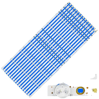 Obrázok produktu pre LED podsvietenie, dĺžka 712 mm, 8 LED diód, napätie 3 V, svetelný tok 2500 lm, stupeň krytia IP33