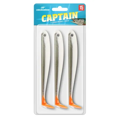 Produktbild von Lieblingsköder Gummifisch Hechtköder (Captain) Farbe: Captain