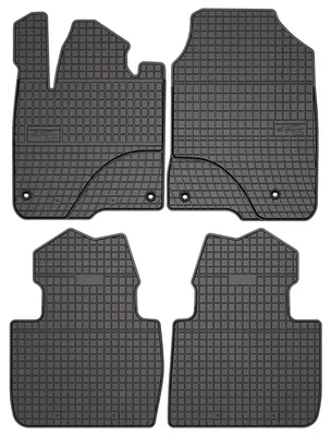 Produktbild von Gummi-Fußmatten für Honda ZR-V 2023- (Crossover) – 4-tlg, Schwarz, passgenau – Wielganizator SolidPRO