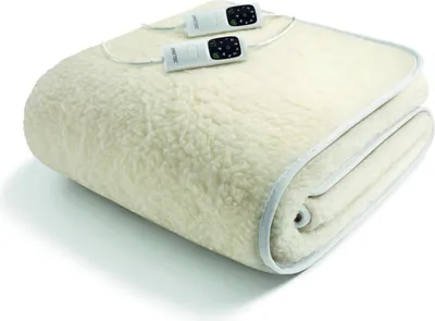Zdjęcie produktu dla Imetec 16634, 150 x 160 cm, 300 W, Beżowy, Wełna, Poliester, 540 min, Pranie mechaniczne w niskiej temperaturze