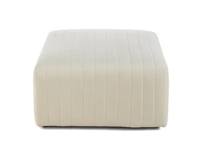 Image de Lisa Design Nova - pouf modulable - en velours , Beige