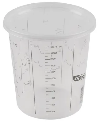 Produktbild von Einweg-Farbmischbecher mit Deckel, 650 ml, 25-Pack