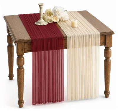 Productafbeelding van Set van 2 Boho Tafellopers voor Bruiloften en Feestjes