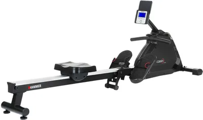 Obrázok produktu pre Veslovací trenažér HAMMER Cobra XTR Plus na domáce použitie, držiak na smartfón/tablet, telesná hmotnosť do 130 kg