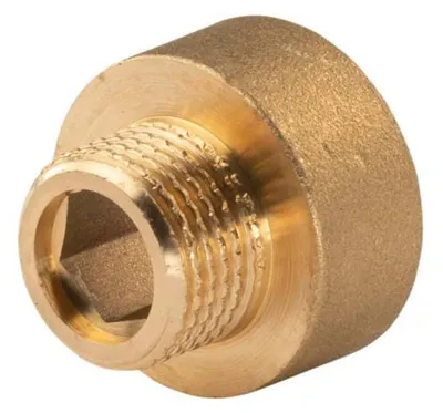 Produktbild von Messing Gewinde-Fitting Reduzierstück 3/4'IG (DN 20) - 1/2'AG (DN 15) - schwere Ausführung