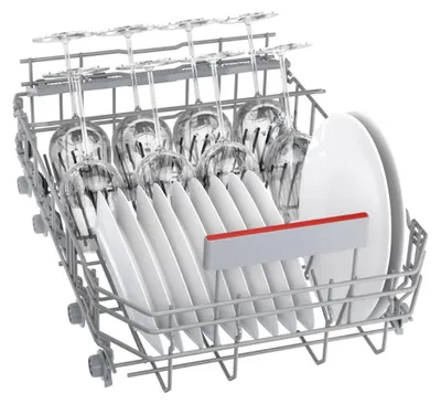 Obrázok produktu pre Bosch Serie 4 SPS4HMW49E, Voľne stojaci, Slimline (45 cm), Biela, Čierna, Tlačidlá, 1,65 m