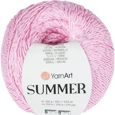 Produktbild von Garn SUMMER – 100 g, 350 m – Rosa