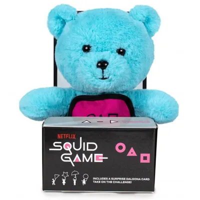 Produktbild von Plüschtier Teddybär 25 cm – Squid Spiel Game Edition, in Box