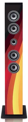 Produktbild von Ices IBT-6 Deutschland - Lautsprecherturm mit Bluetooth®, FM-Radio, USB- und SD-Karten-Player - Deutschlandflagge