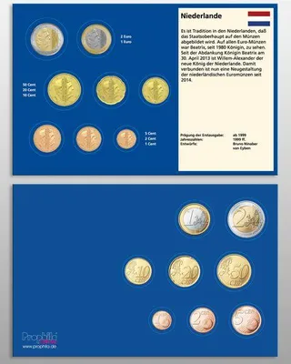 Produktbild von Prophila Collection 10 Münz-Tabletts Niederlande