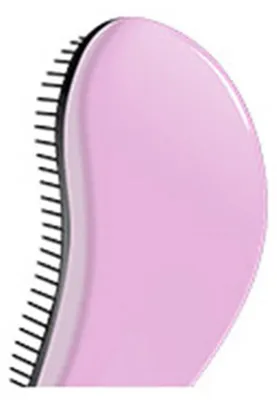 Image de Brosse démêlante portable pour femmes, outil de coiffure pour le cuir chevelu, idéal pour adultes, enfants, cheveux mouillés ou secs, bouclés, épais, afro, couleur rose clair