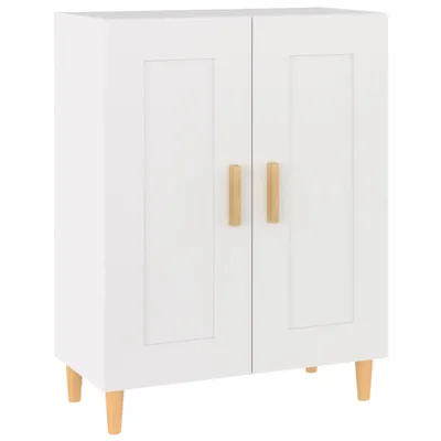 Image de Buffet Blanc 69,5x34x90 cm Bois d'ingénierie